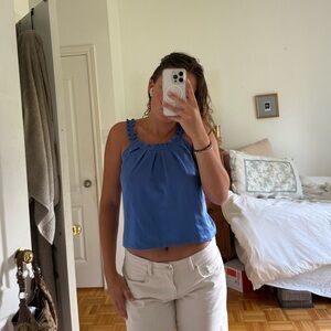 Banana republic blue tank top